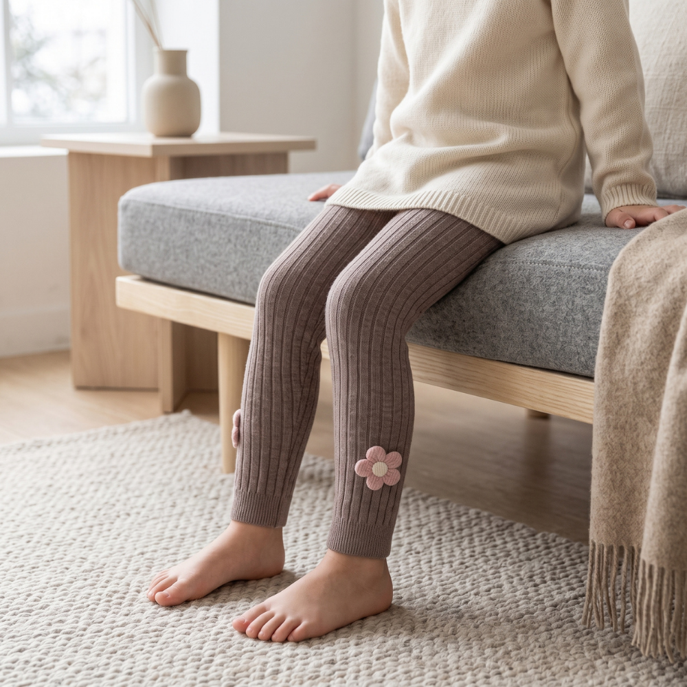 Little Manta Baby Knit Leggings