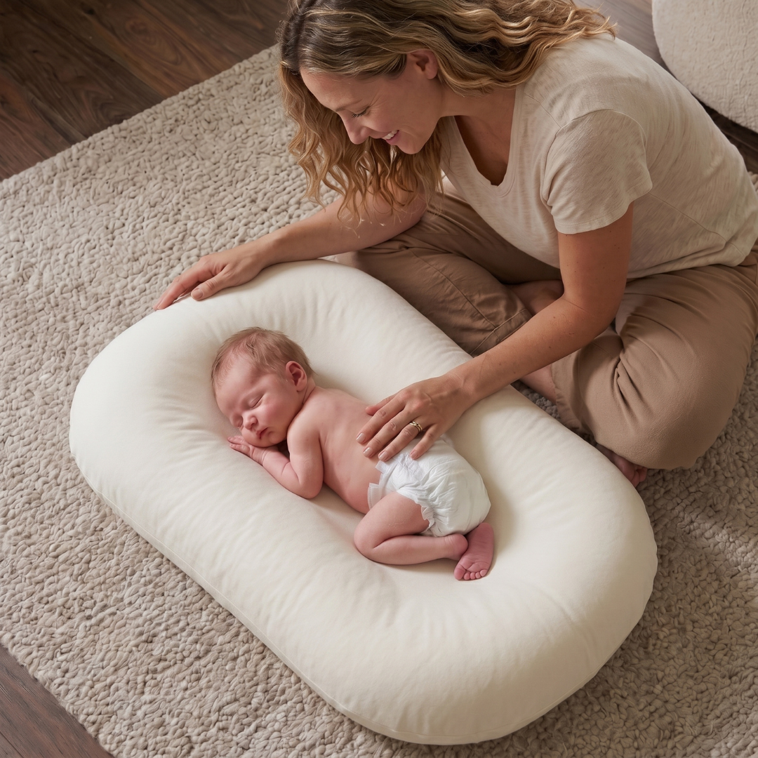 Little Manta Pastel Baby Lounger Nest