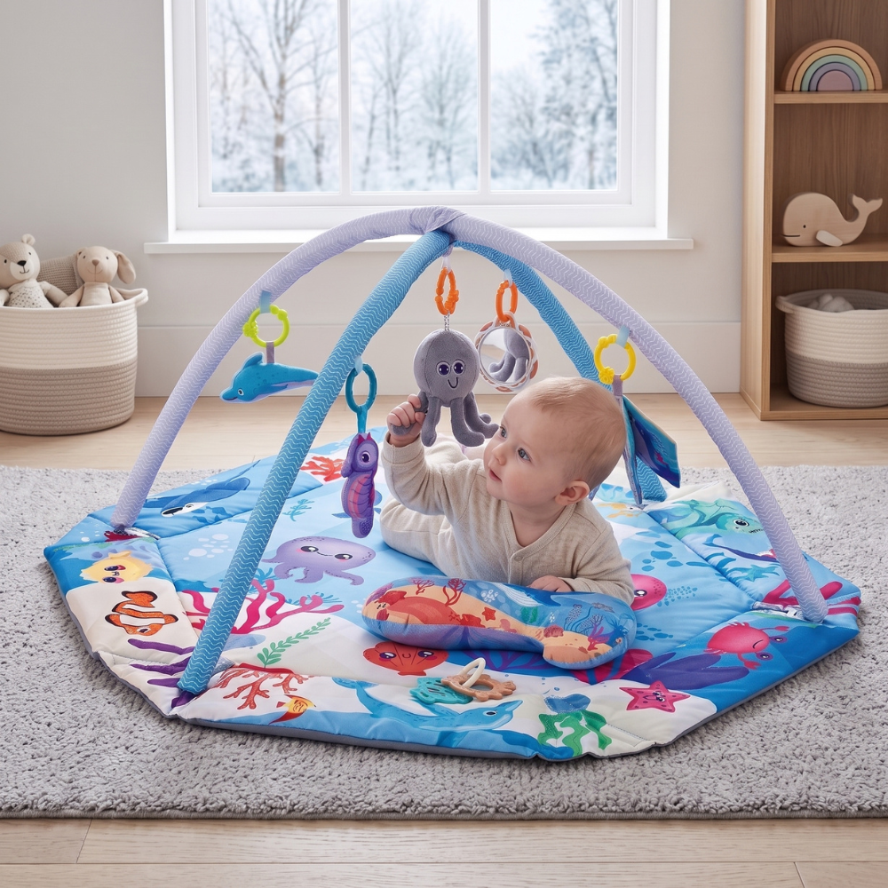 Little Manta Sensory Baby Play Gym