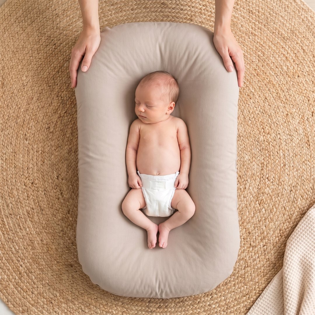 Little Manta Pastel Baby Lounger Pillow