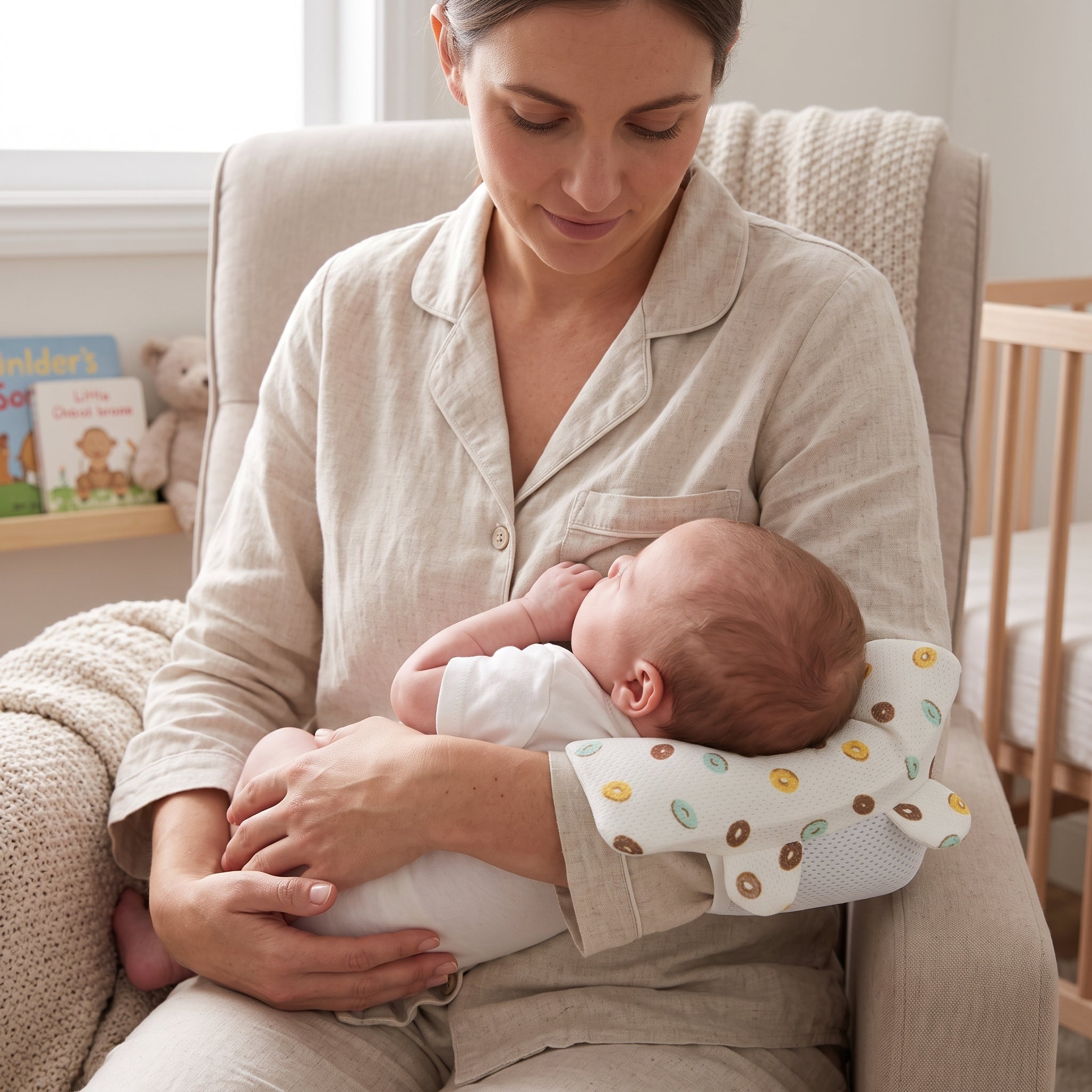 Little Manta Frost Nursing Arm Pillow