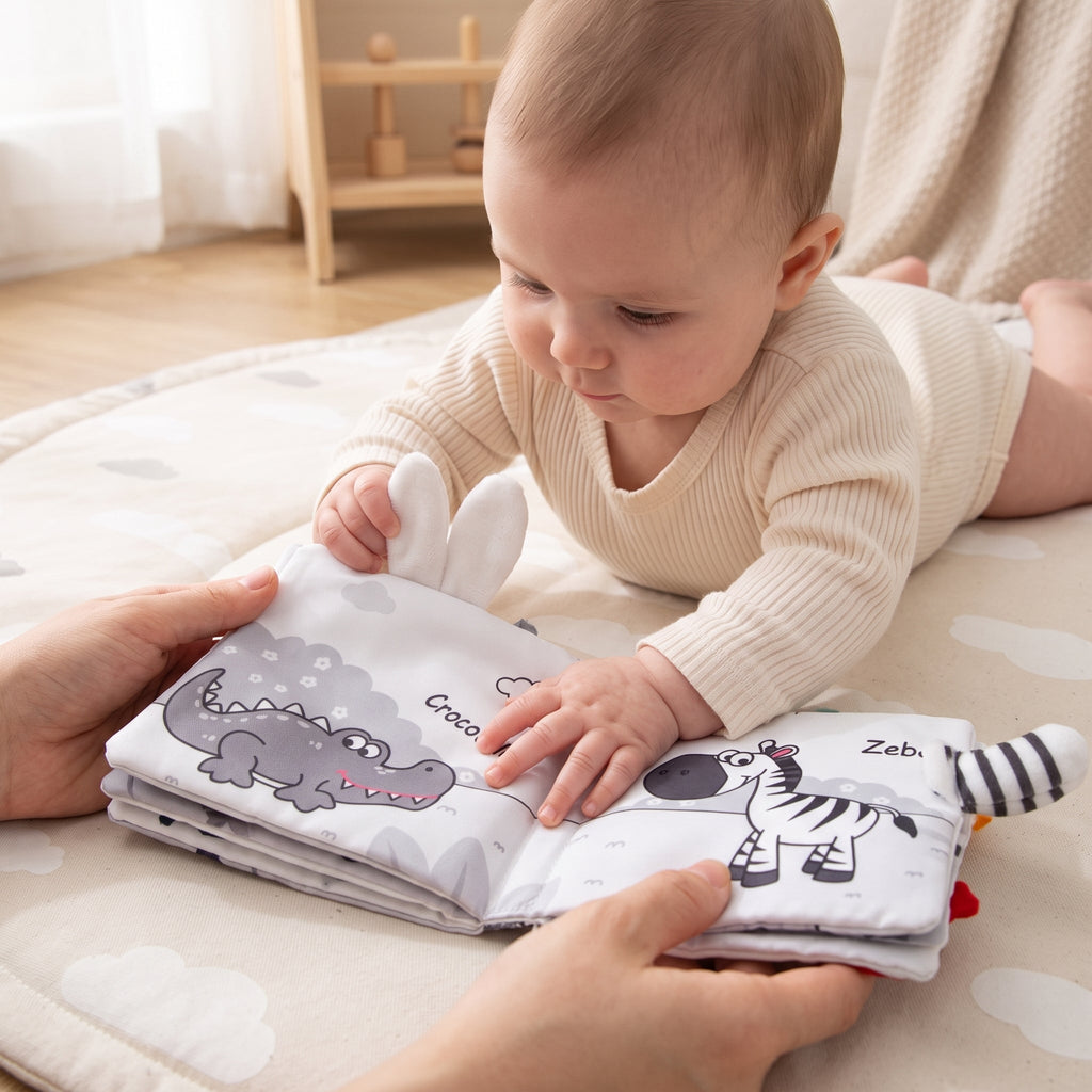 Little Manta Sensory Baby Cloth Book