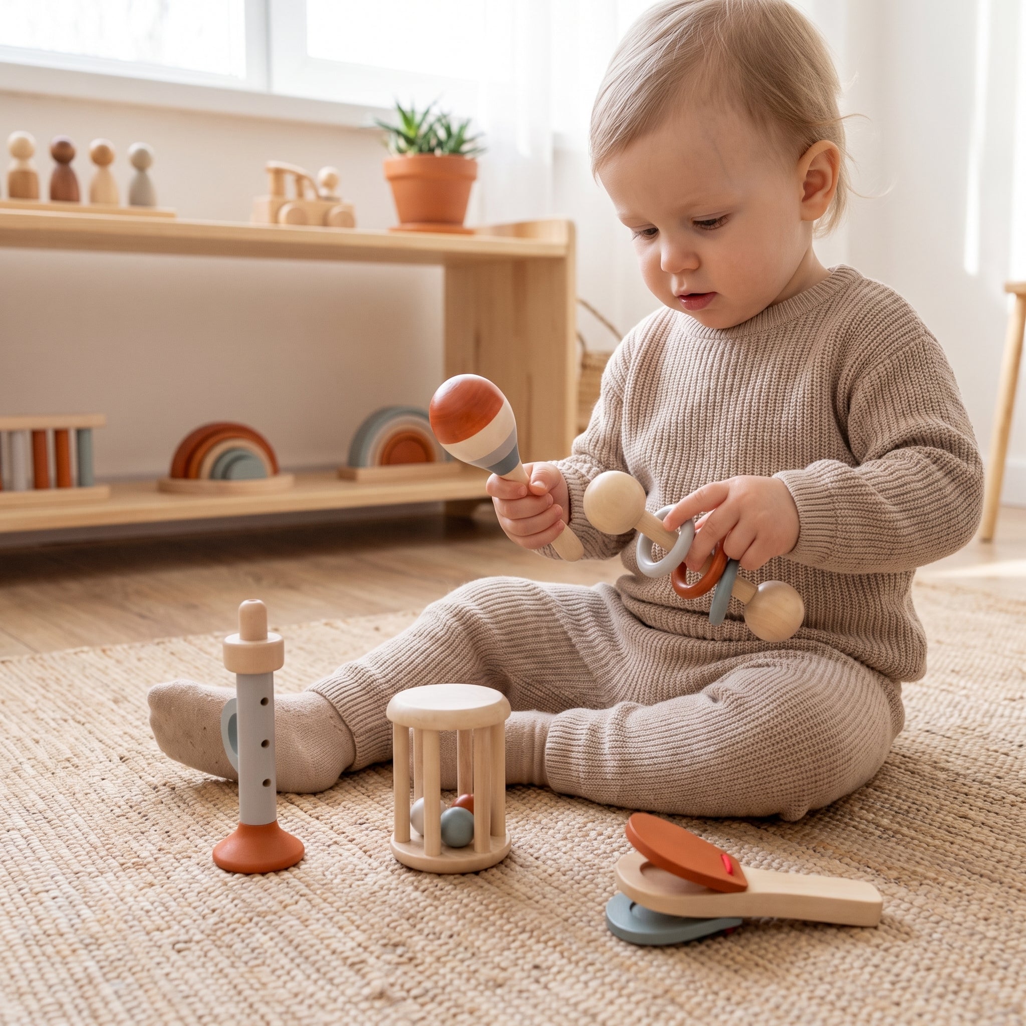 Fazo Store Wooden Musical Instrument Set