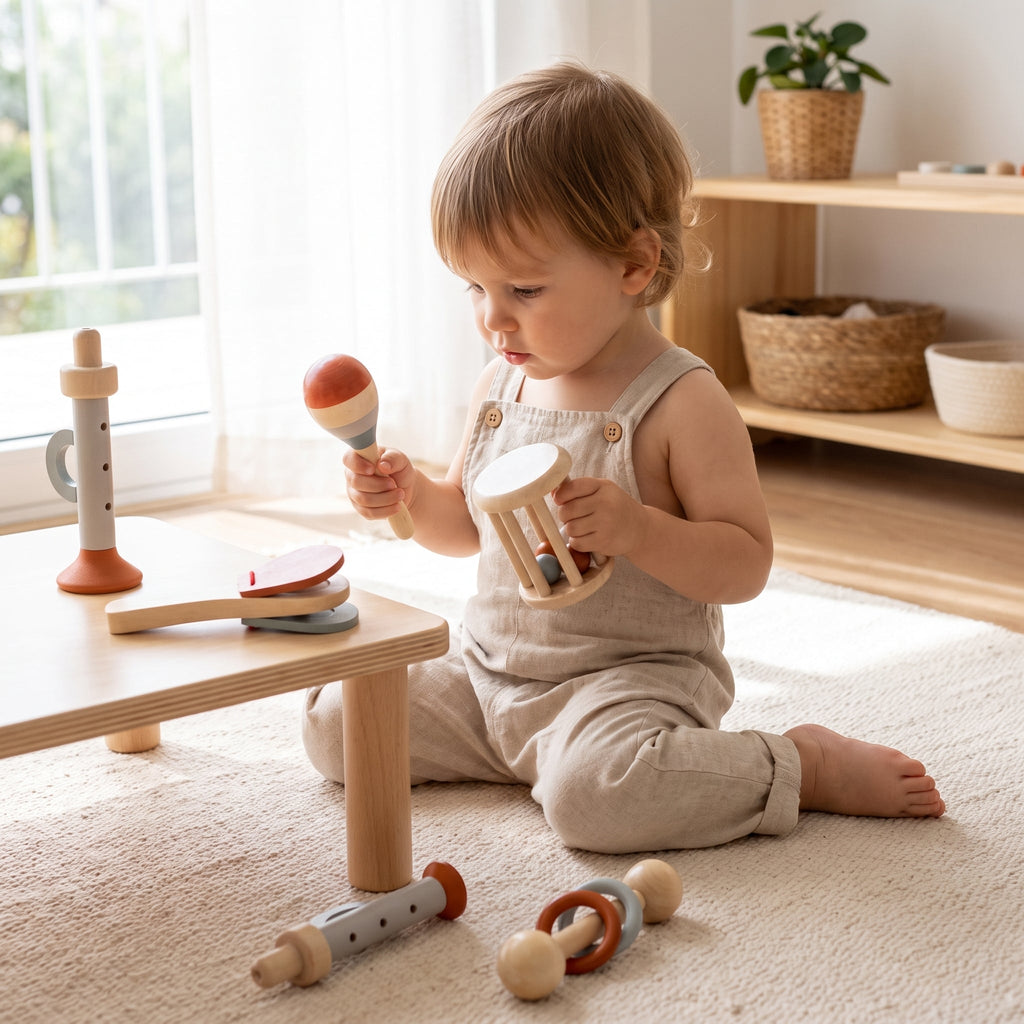 Fazo Store Wooden Musical Instrument Set