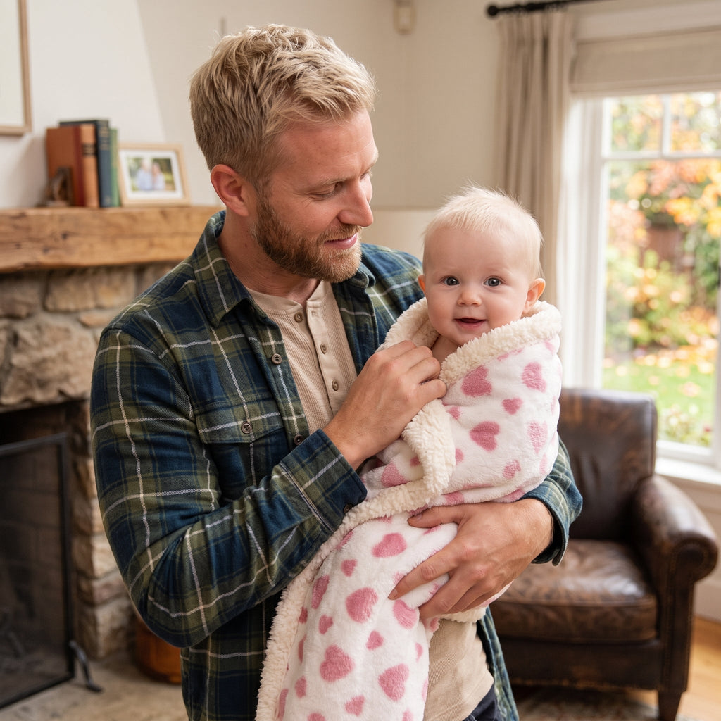 Little Manta Flannel Baby Stroller Blanket