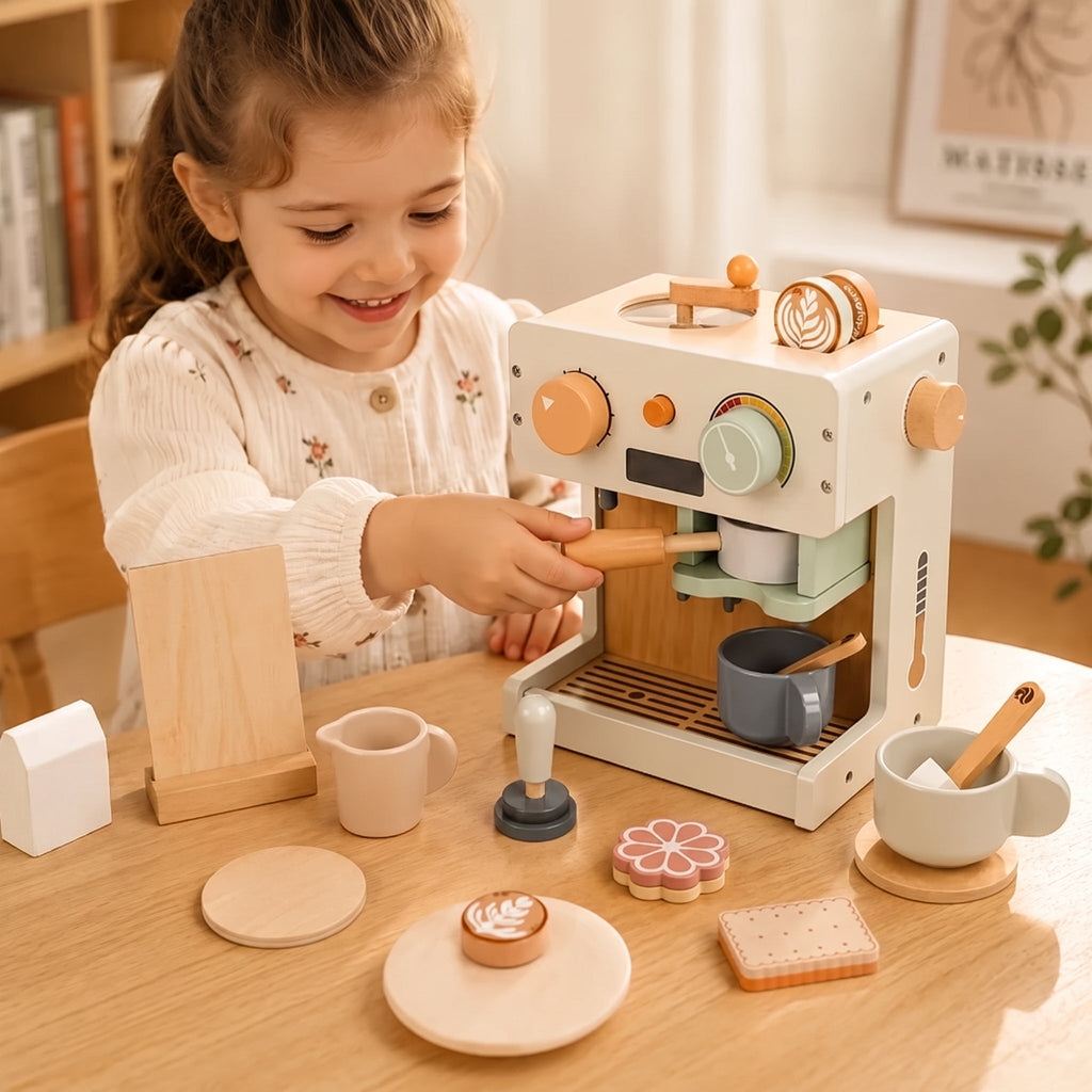 Little Manta Barista Wooden Play Set