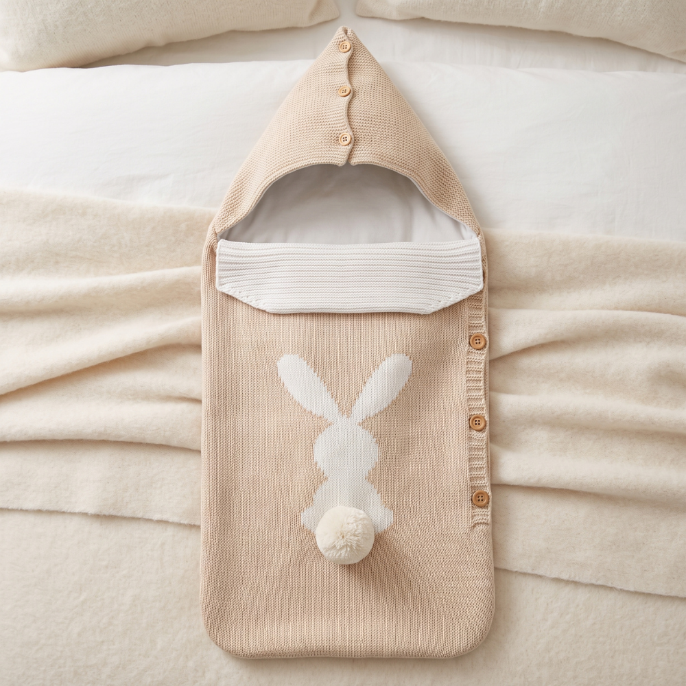 Little Manta Bunny Knit Sleep Sack