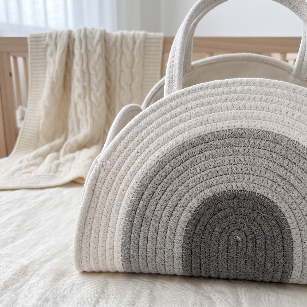 Fazo Store Woven Baby Diaper Caddy