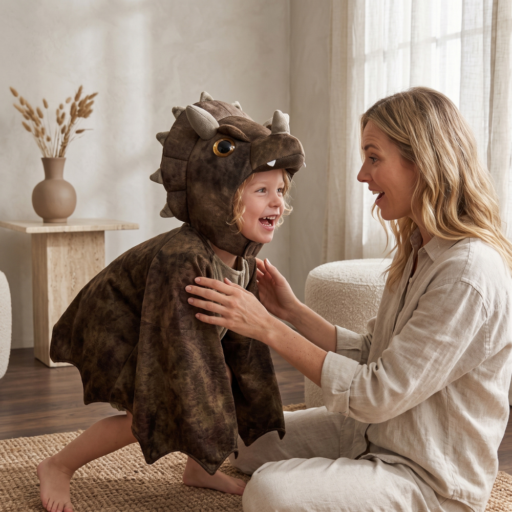 Little Manta Rawr Kids Dinosaur Cape