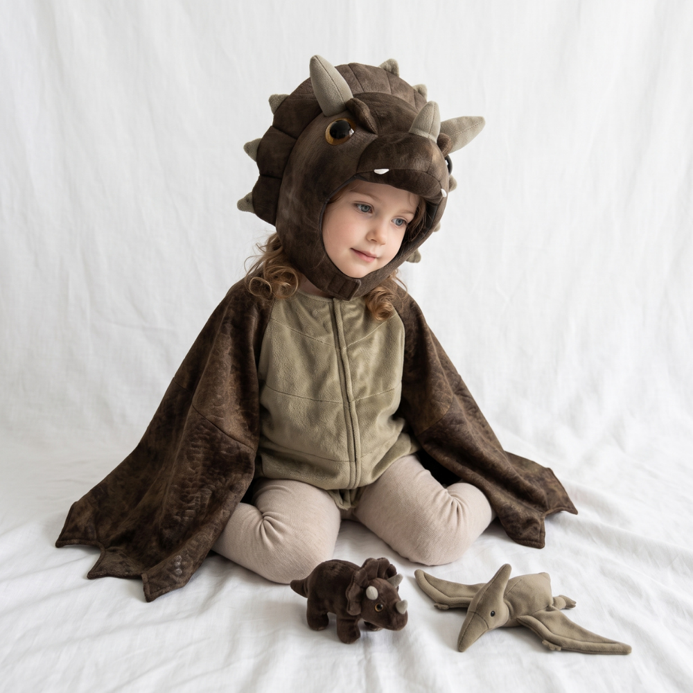 Little Manta Rawr Kids Dinosaur Cape
