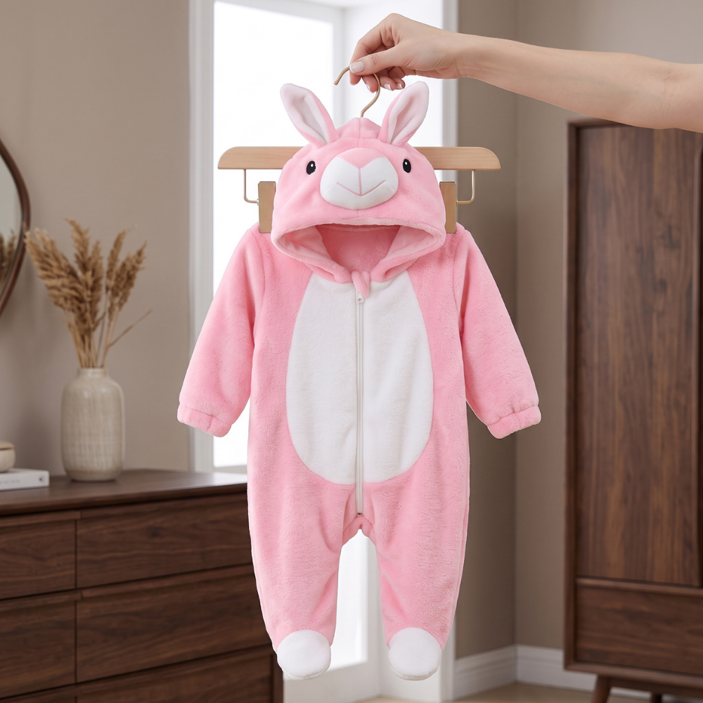 Little Manta Cocoa Baby Animal Onesie