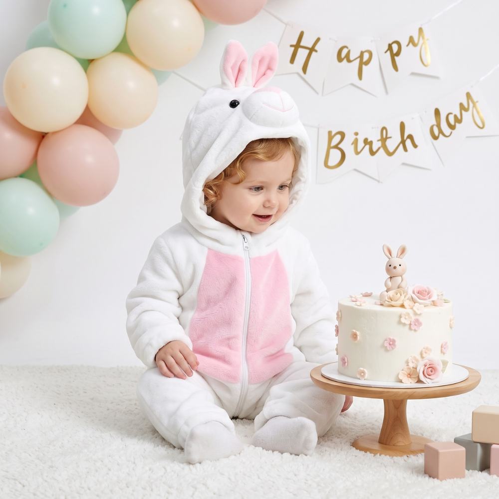 Little Manta Cocoa Baby Animal Onesie