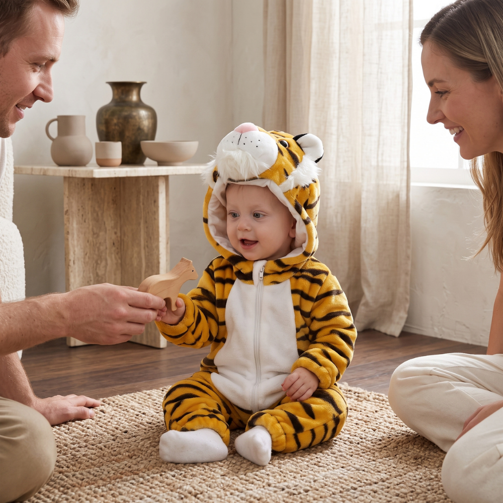 Little Manta Cocoa Baby Animal Onesie