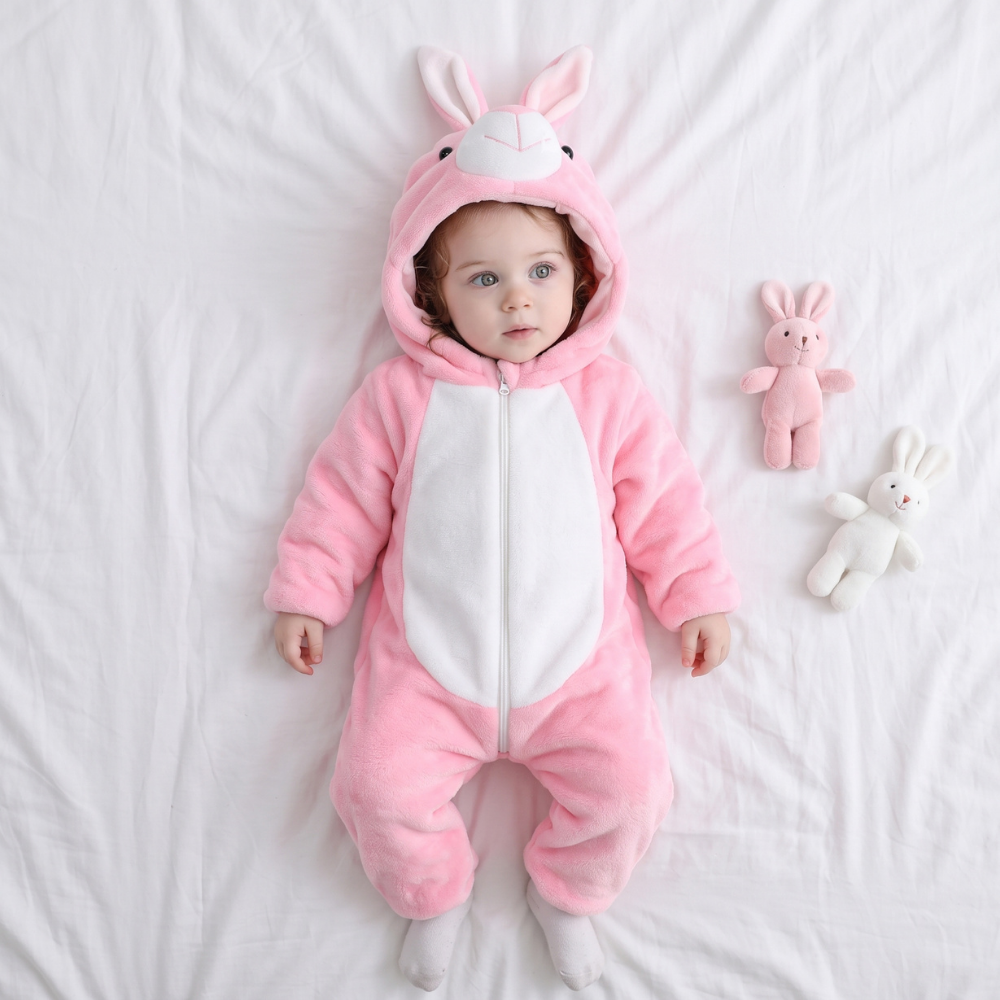 Little Manta Cocoa Baby Animal Onesie