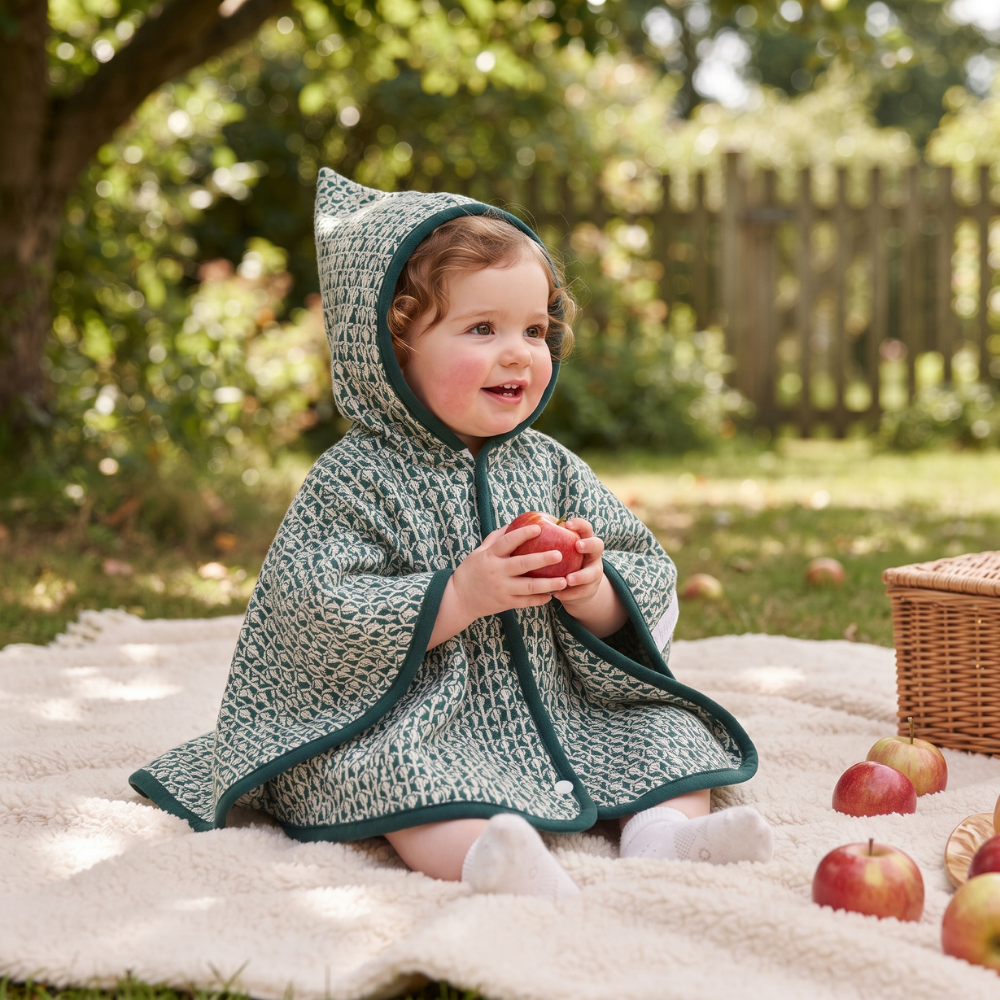 Little Manta Baby Hooded Cape