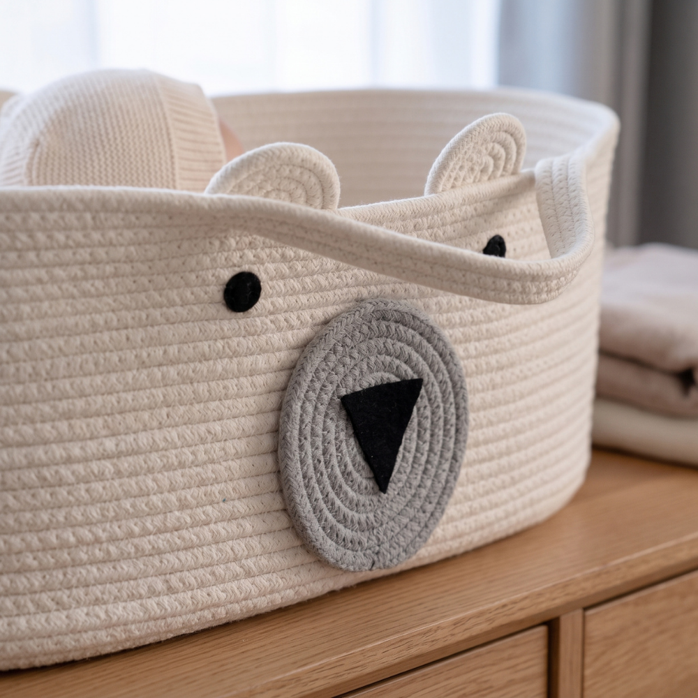 Fazo Store  Woven Moses Basket