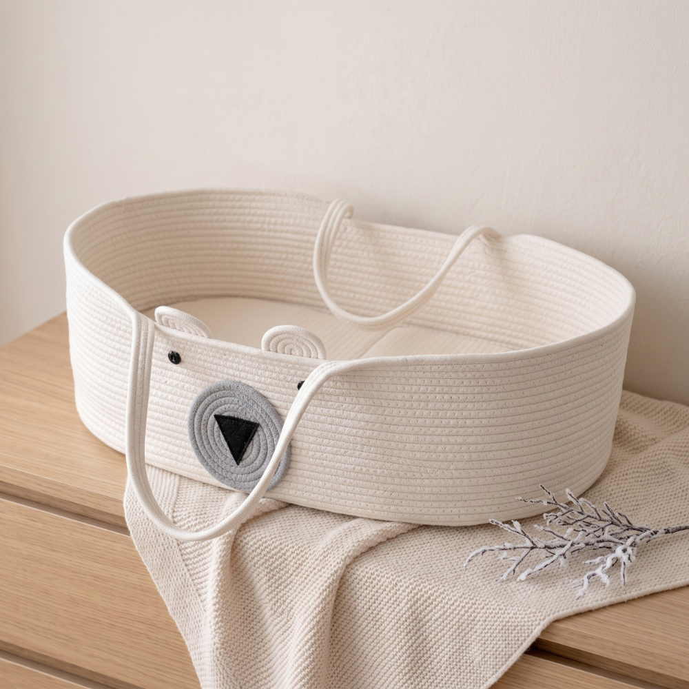 Fazo Store  Woven Moses Basket