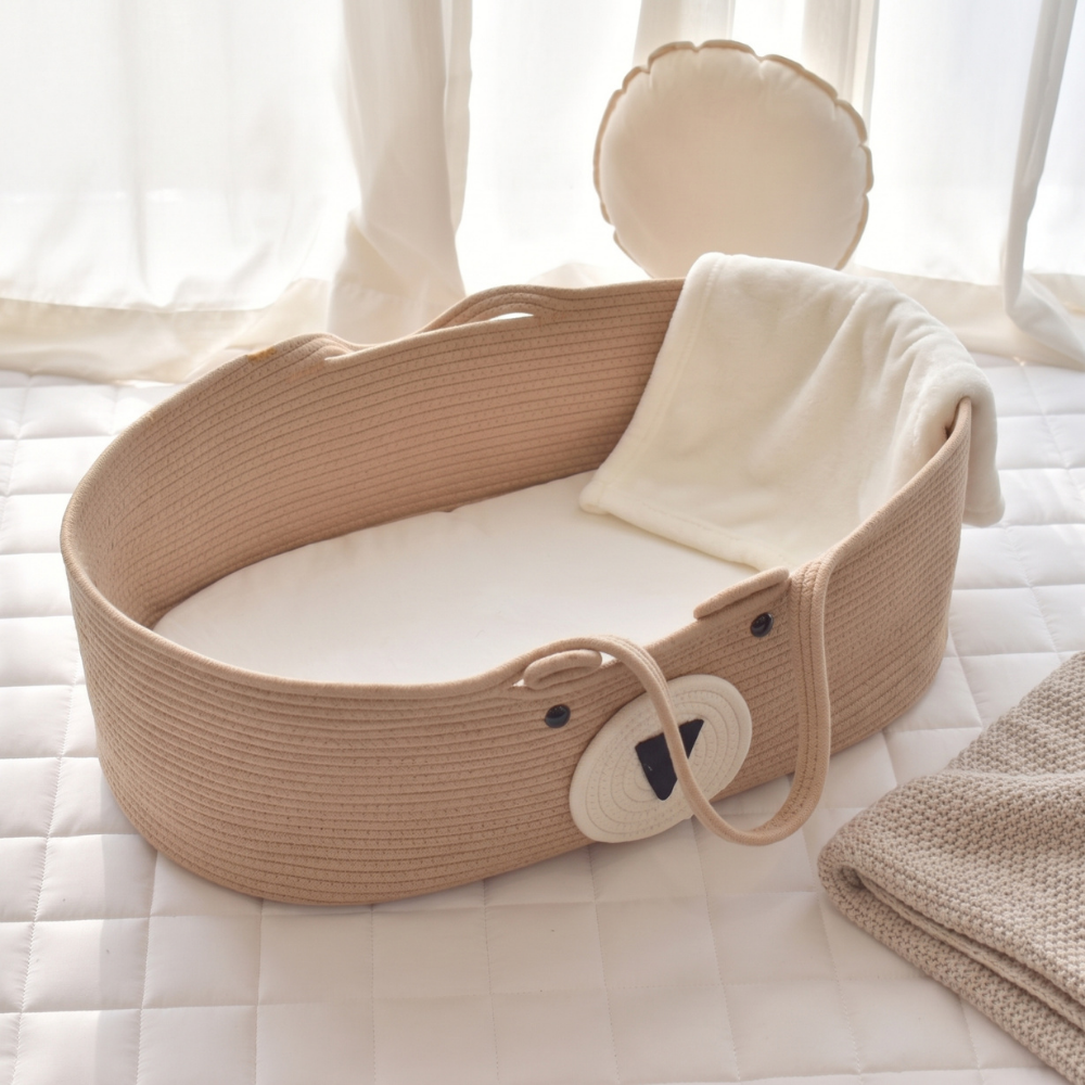 Fazo Store  Woven Moses Basket