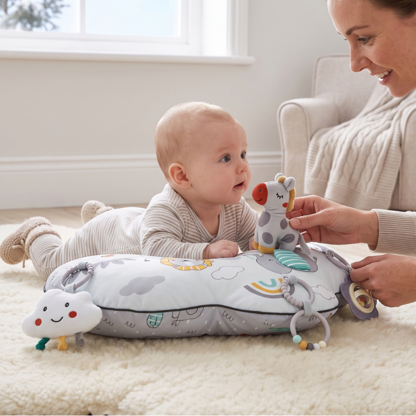 Little Manta Hiro Tummy Time Pillow