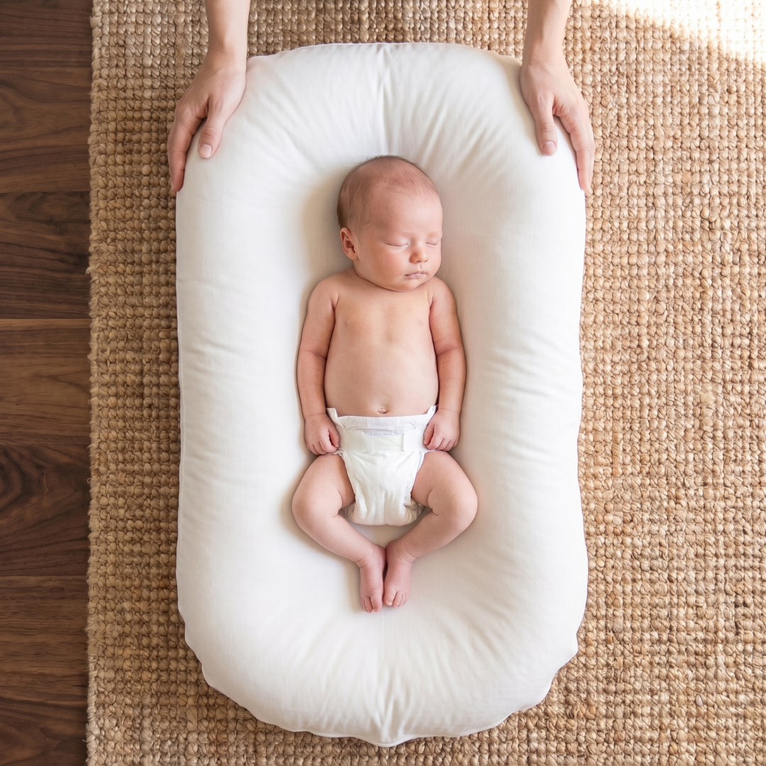 Little Manta Pastel Baby Lounger Nest
