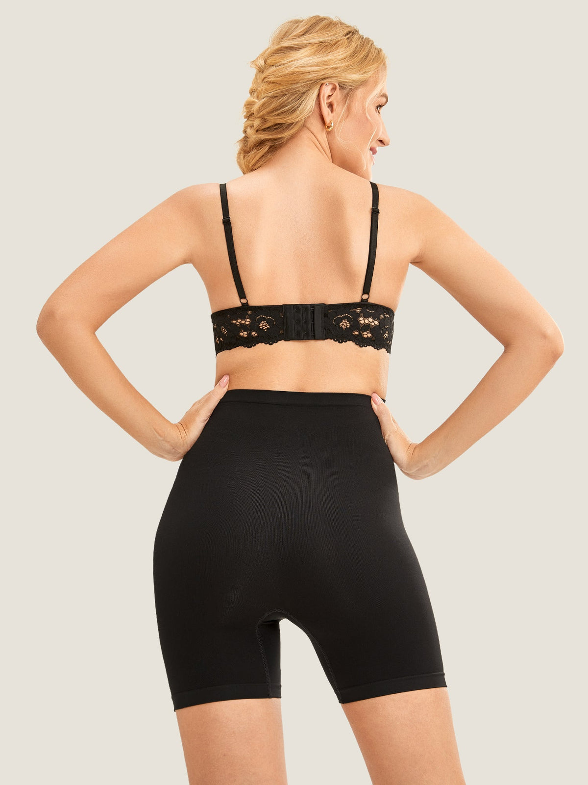 High Waist Shapewear Maternity Shorts - Seamless