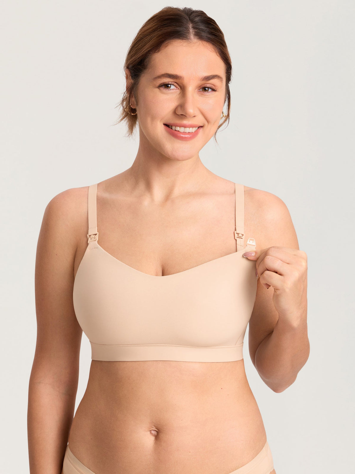 Inbarely® Plus Seamless Molded Nursing Bra