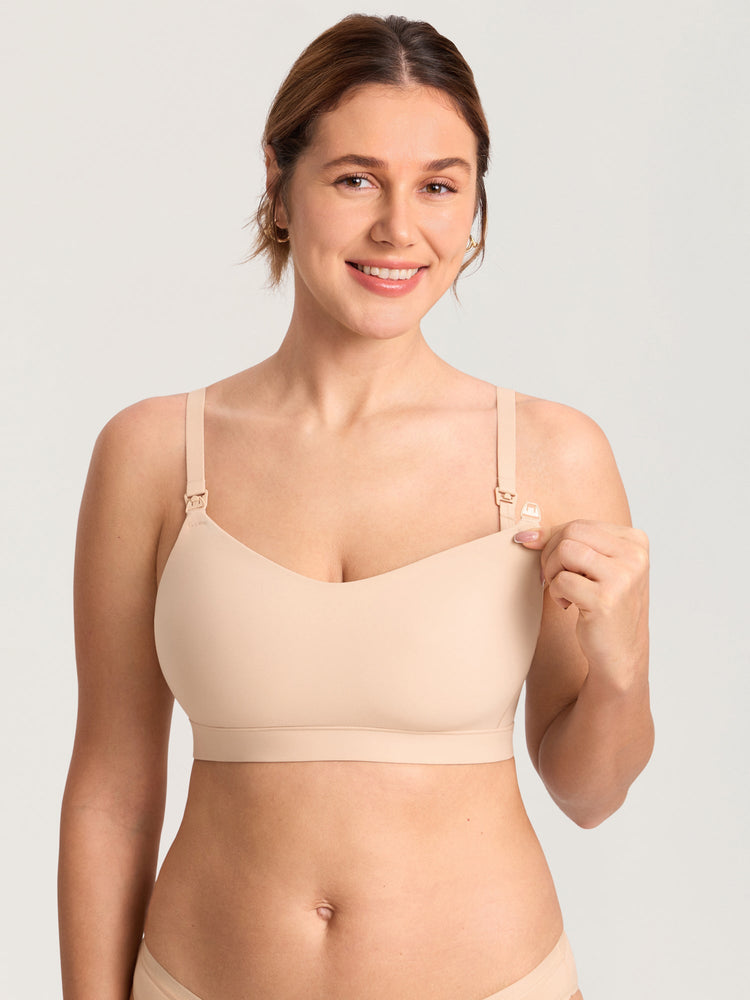 Inbarely® Plus Seamless Molded Nursing Bra