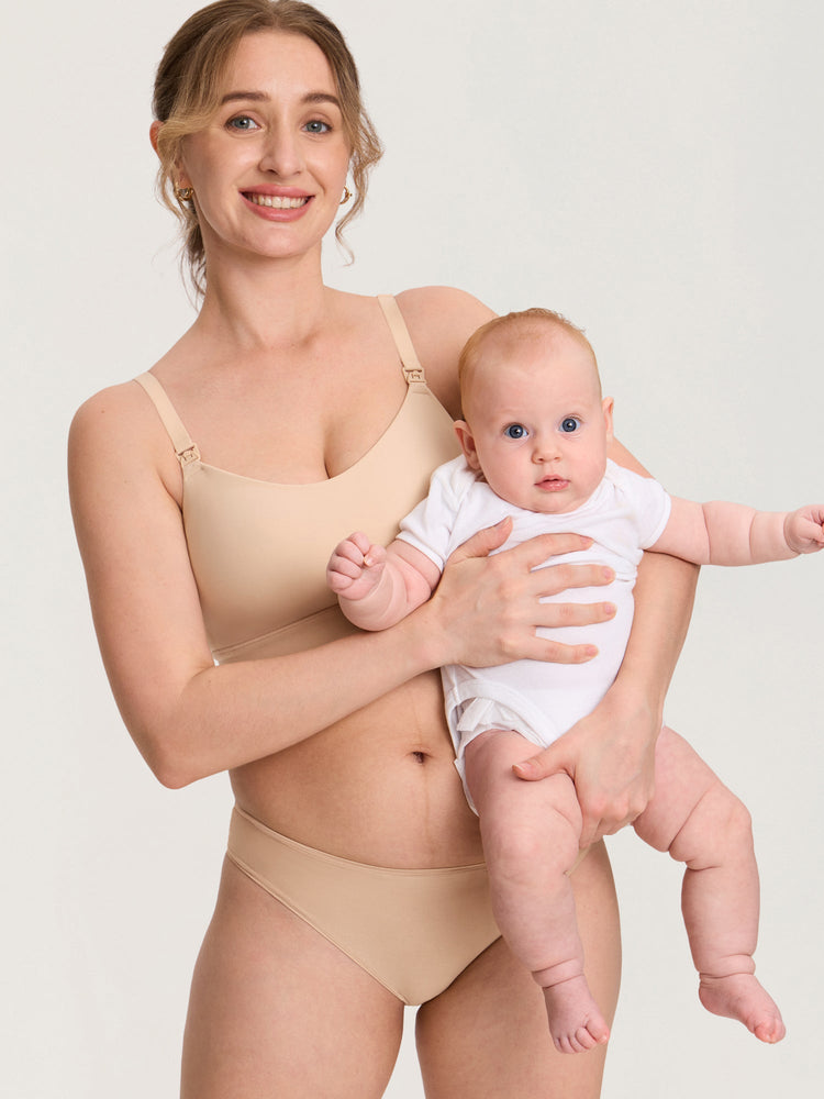 Inbarely® Plus Seamless Molded Nursing Bra