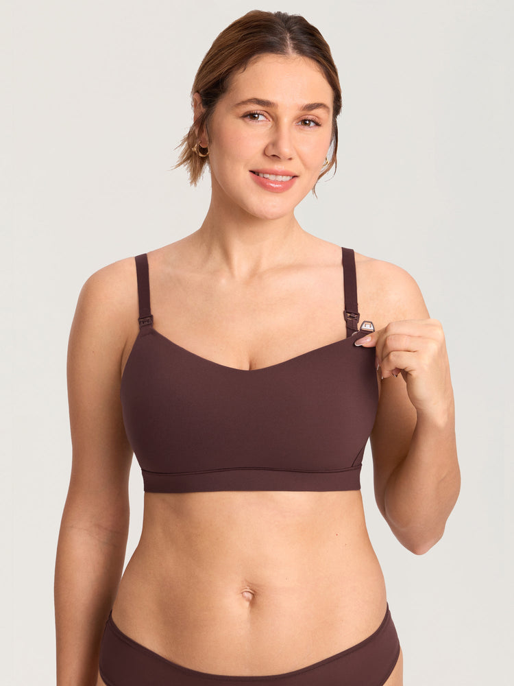 Inbarely® Plus Seamless Molded Nursing Bra