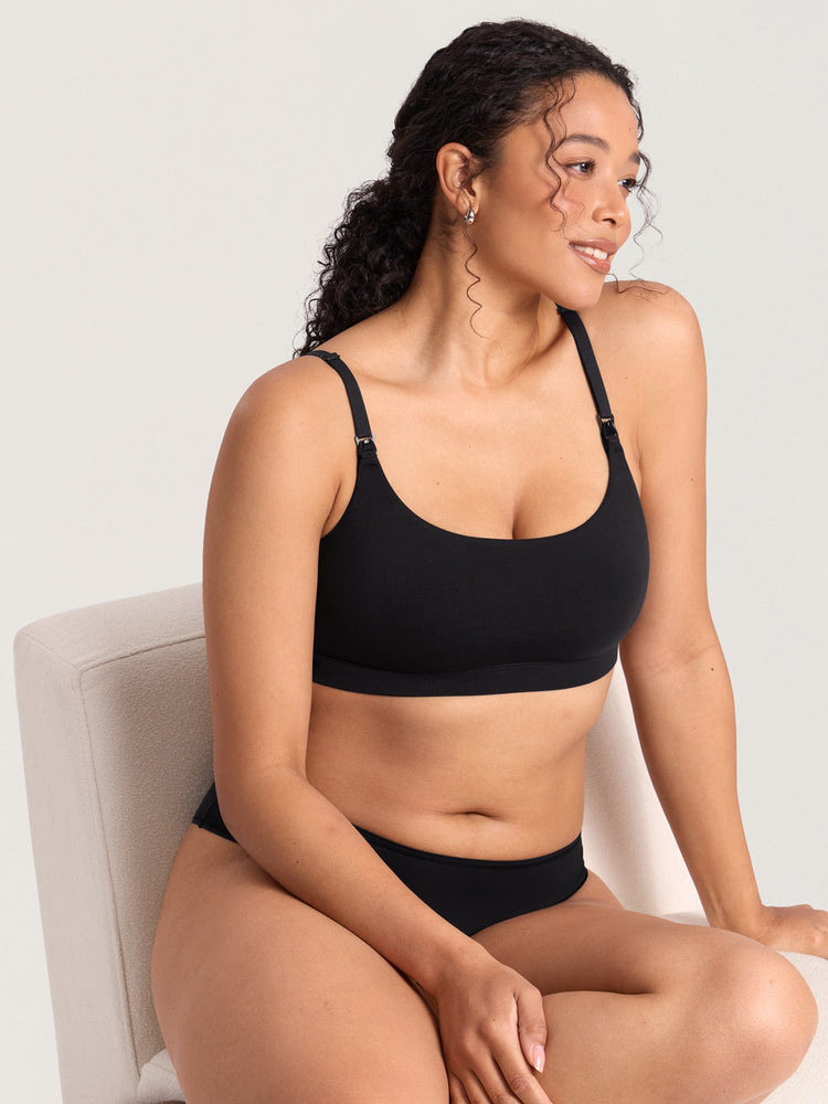 Fazo Store katoenen voedingsbralette met ronde hals