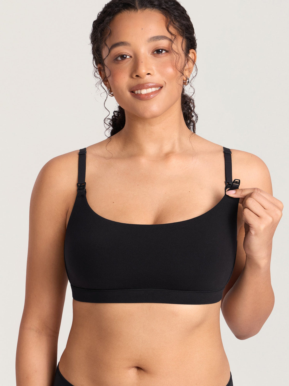 Fazo Store katoenen voedingsbralette met ronde hals