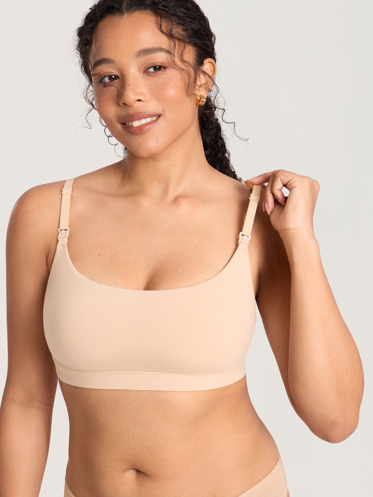 Fazo Store katoenen voedingsbralette met ronde hals