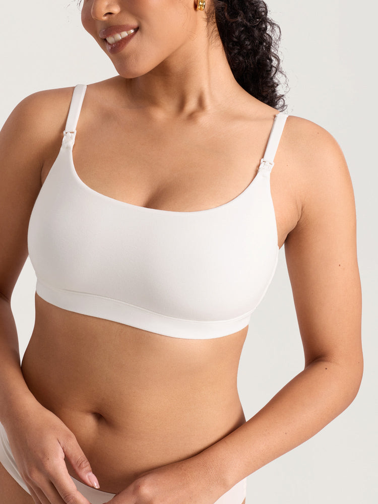 Fazo Store katoenen voedingsbralette met ronde hals