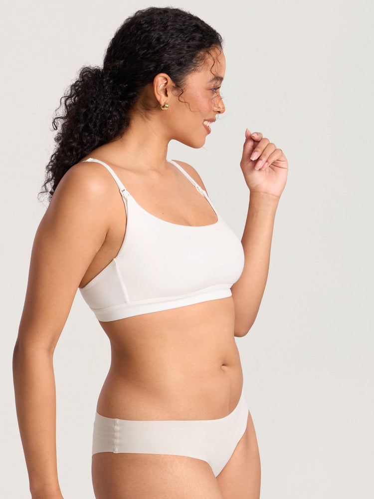 Fazo Store katoenen voedingsbralette met ronde hals