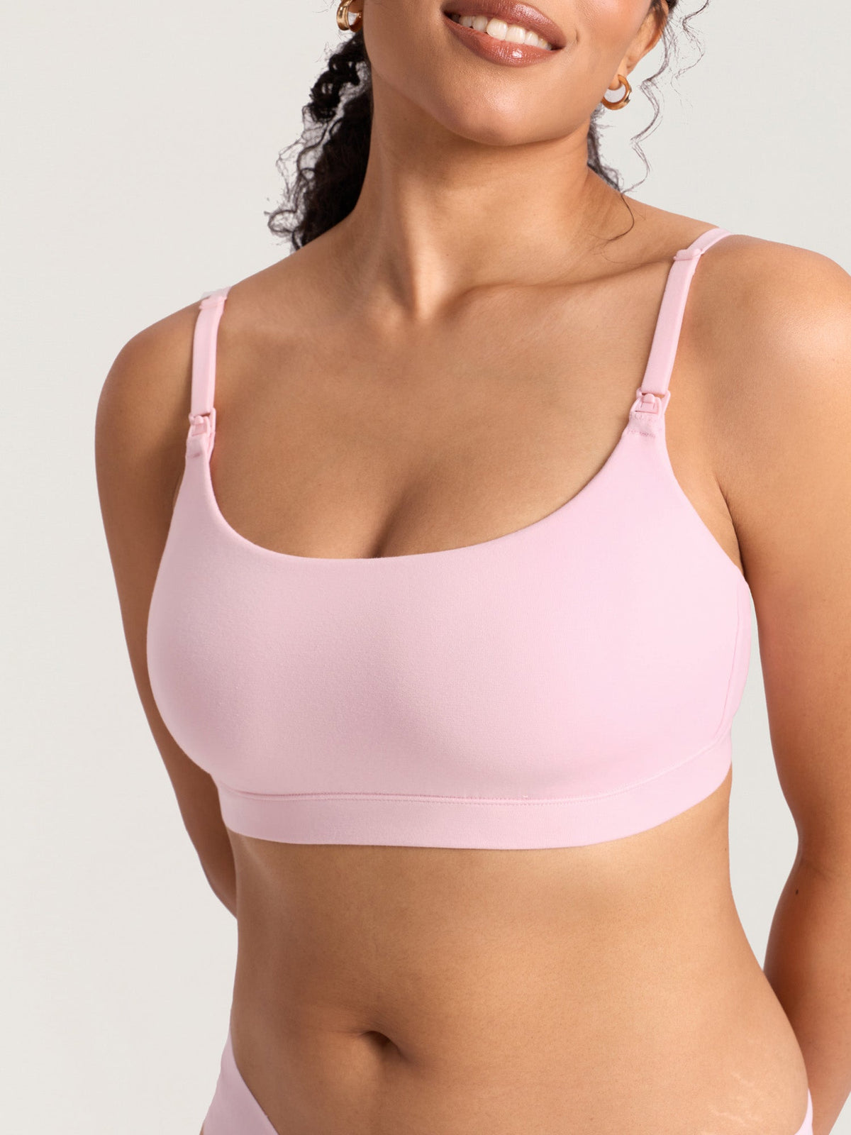 Fazo Store katoenen voedingsbralette met ronde hals