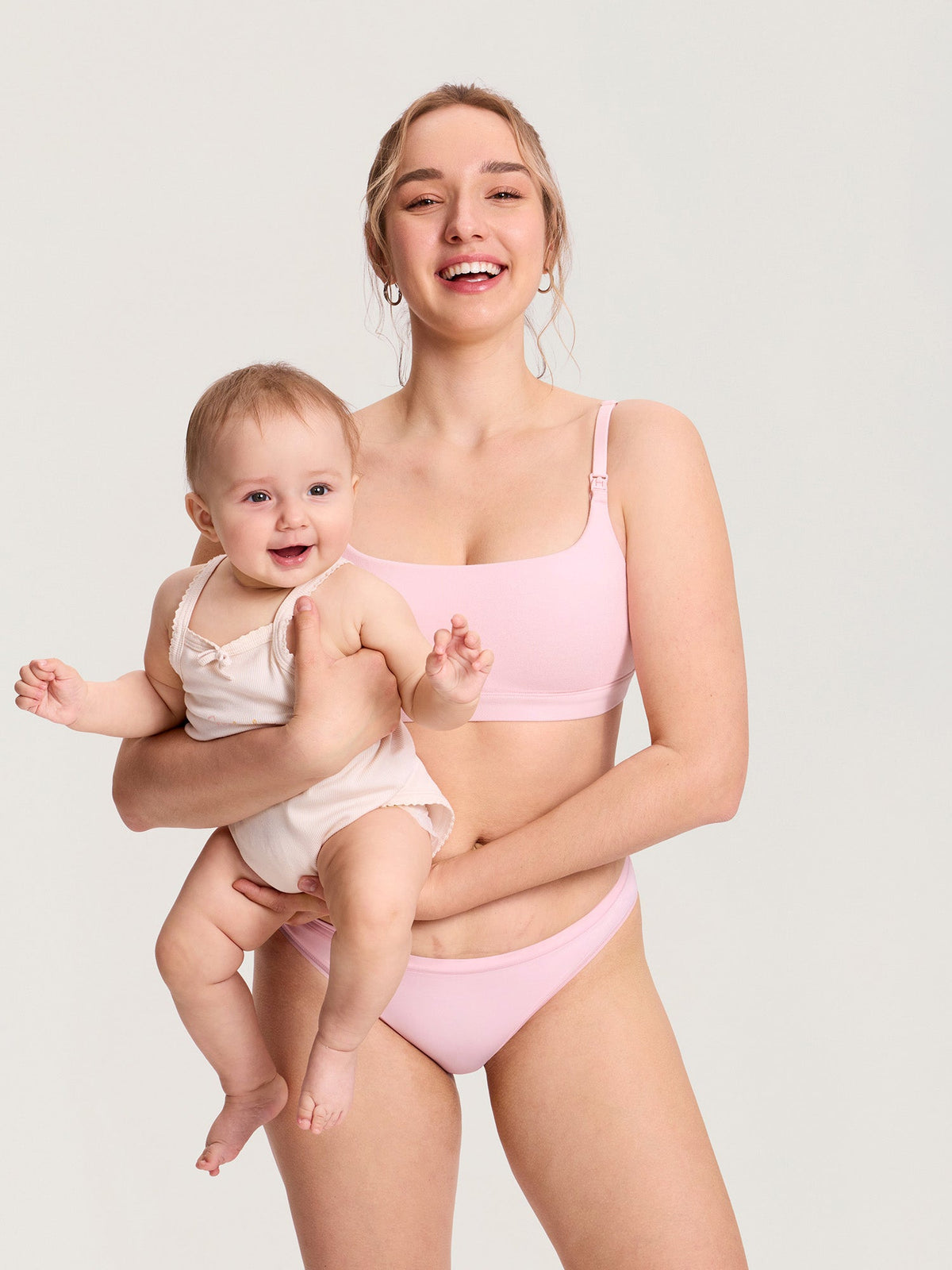 Fazo Store katoenen voedingsbralette met ronde hals