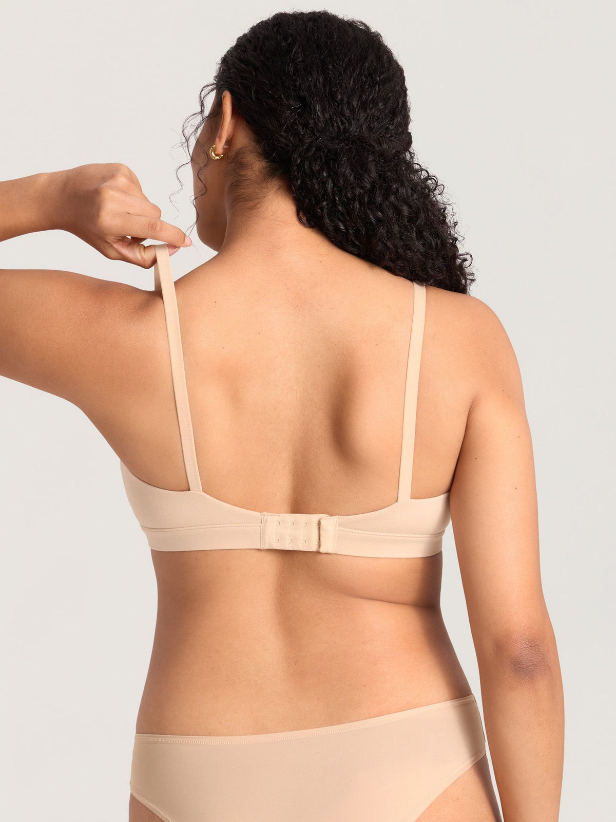 Cotton Lace Trim Nursing Bralette
