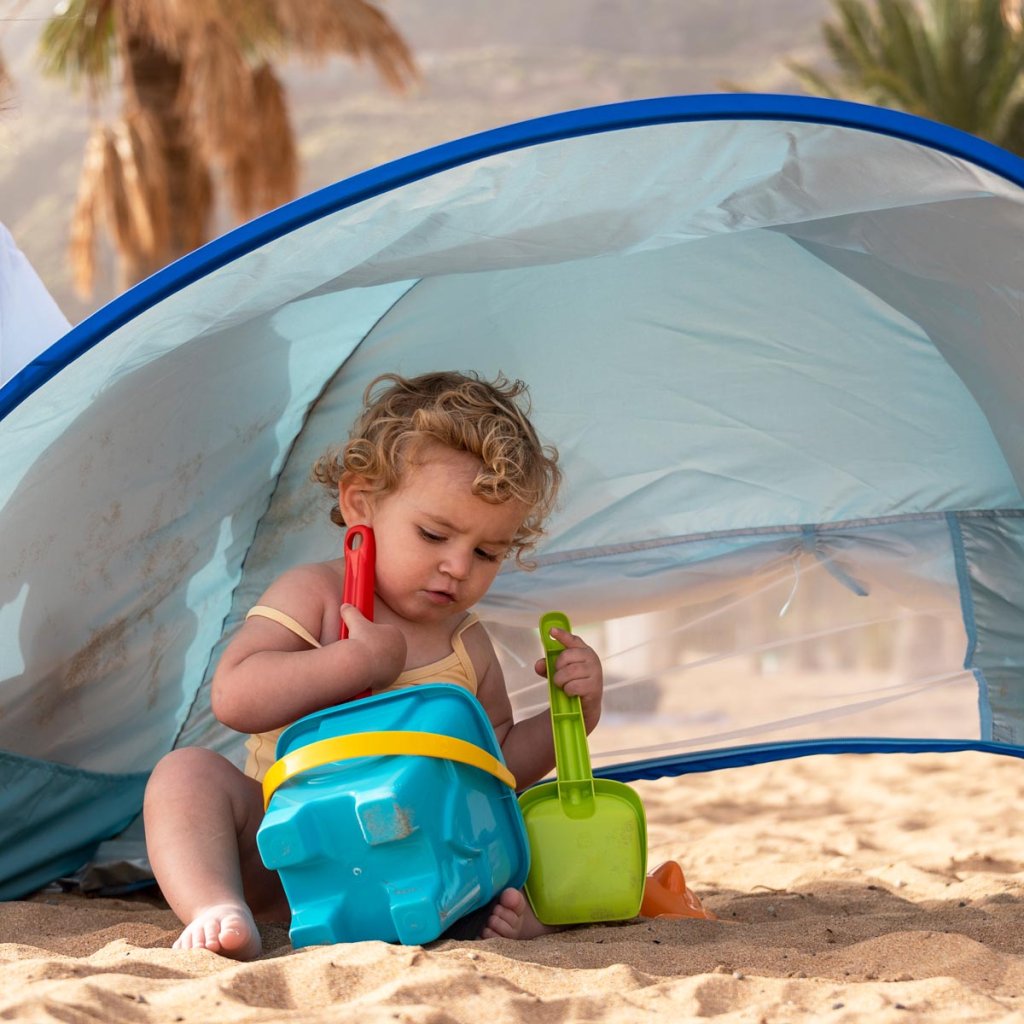Little Manta Baby Beach Tent with Paddling Pool