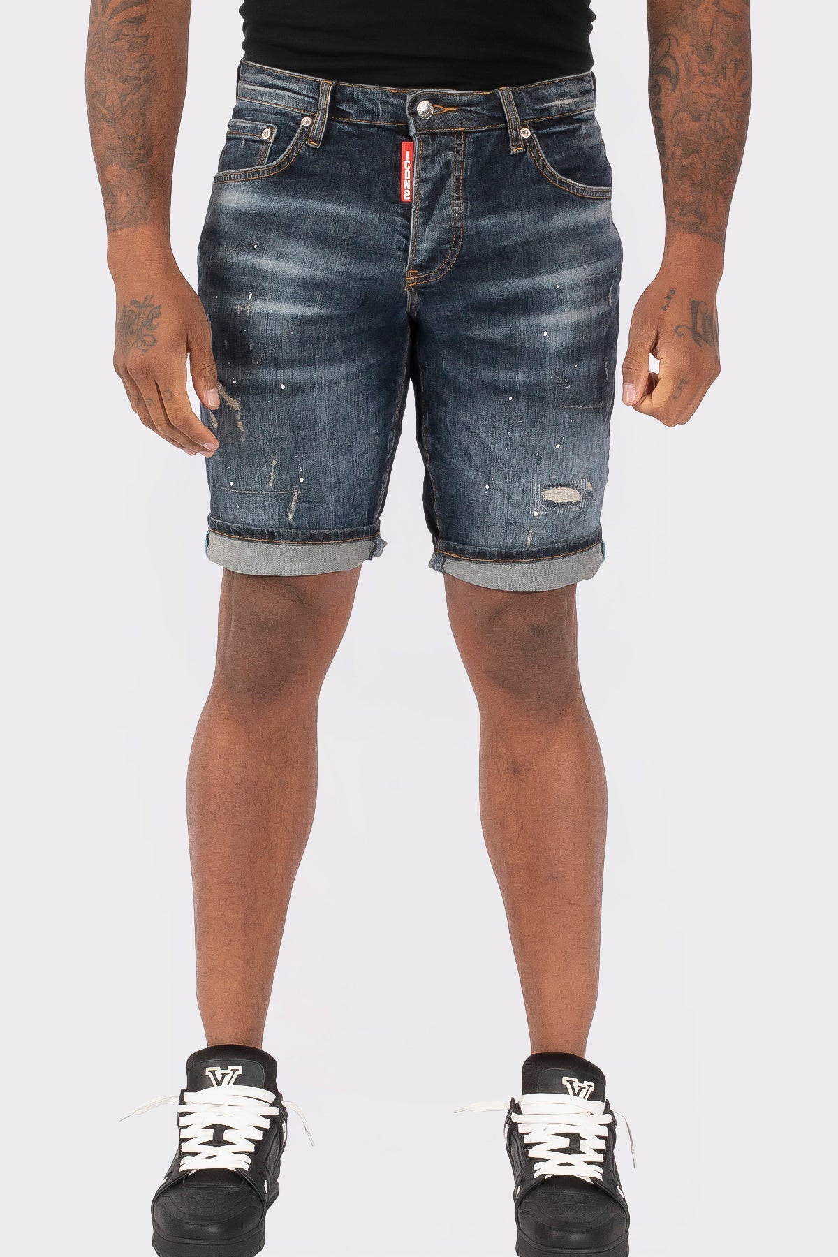 THE SLIMFIT STRETCH SHORT JEANS
