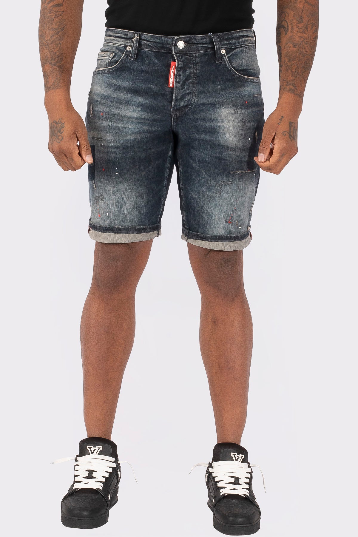 THE SLIMFIT STRETCH SHORT JEANS