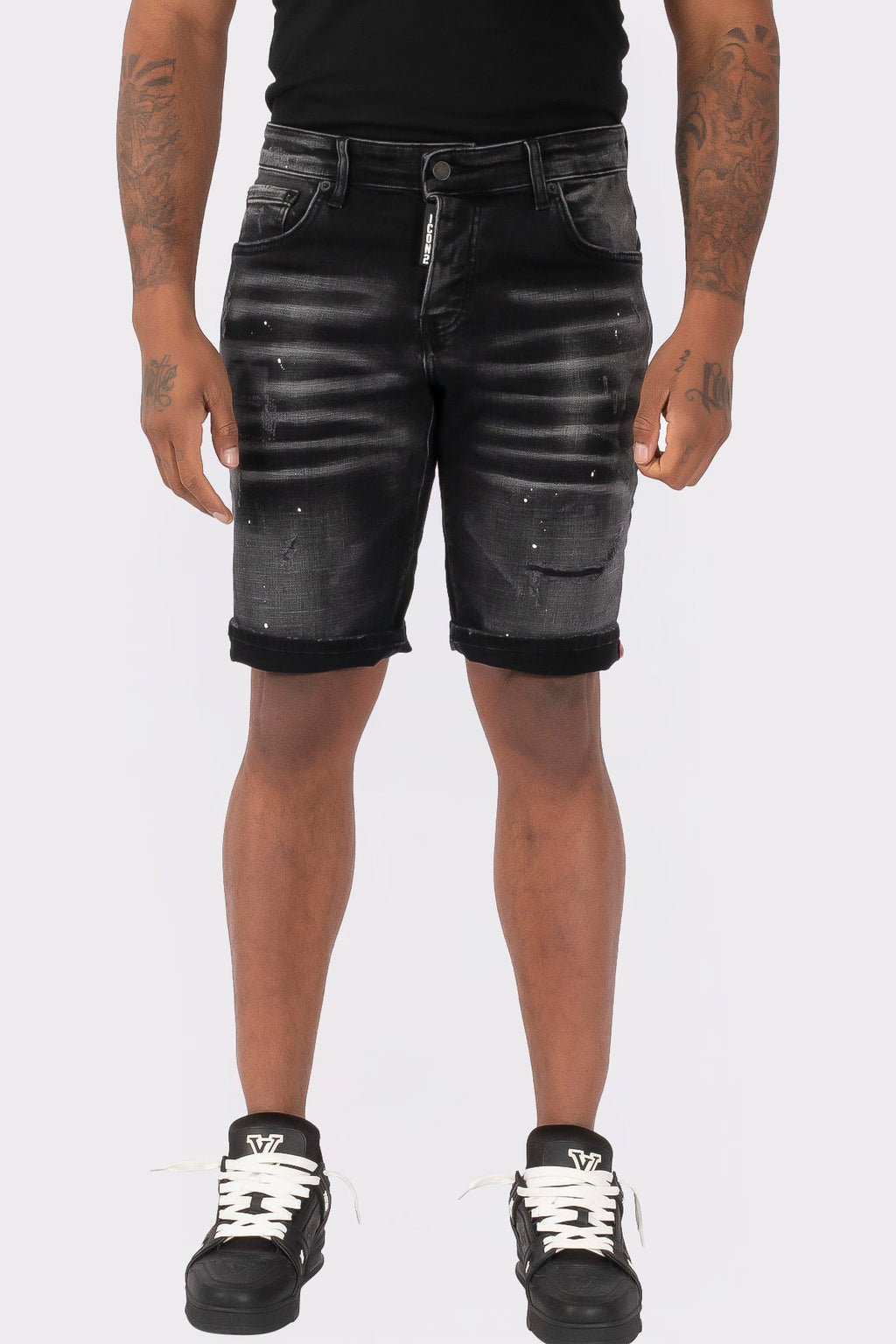 THE SLIMFIT STRETCH SHORT JEANS