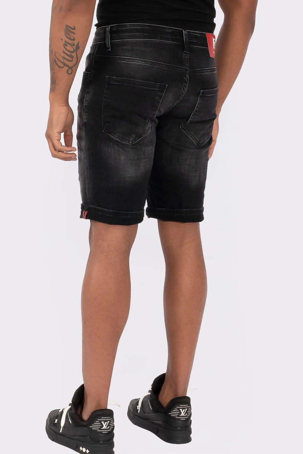 THE SLIMFIT STRETCH SHORT JEANS
