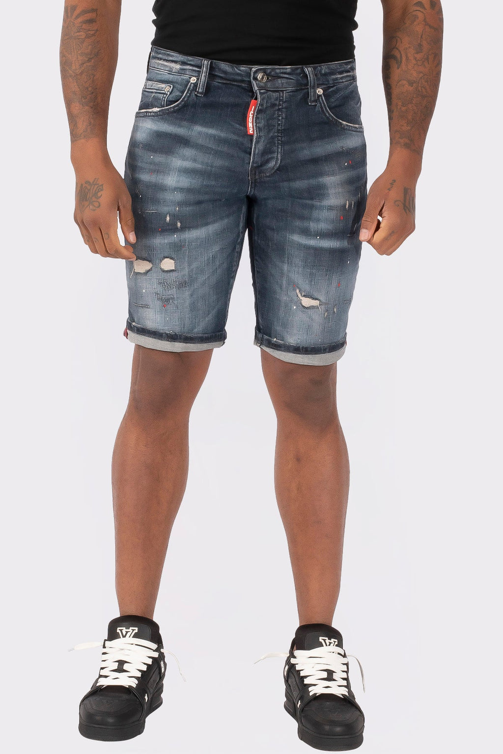 THE SLIMFIT STRETCH SHORT JEANS