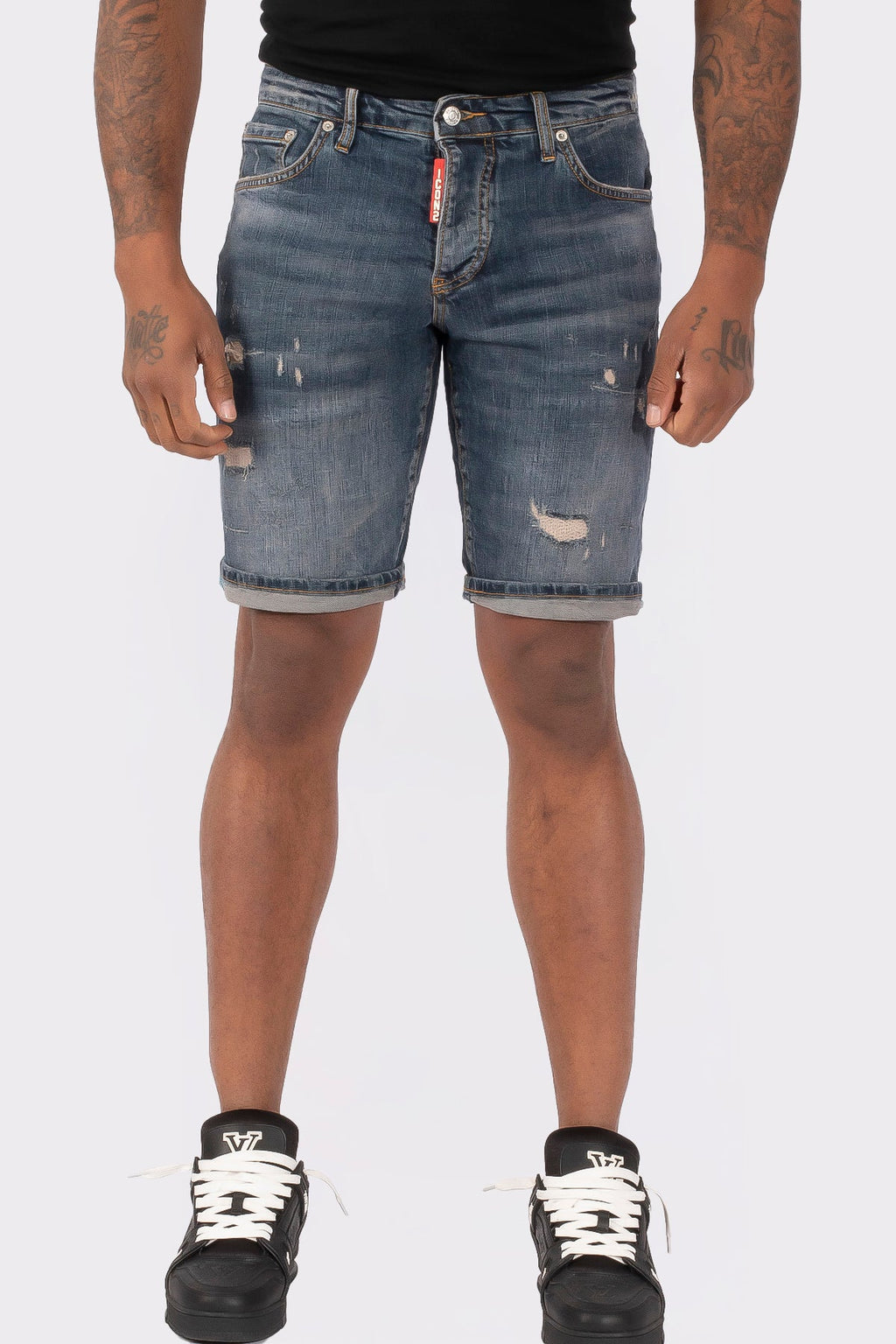 THE SLIMFIT STRETCH SHORT JEANS