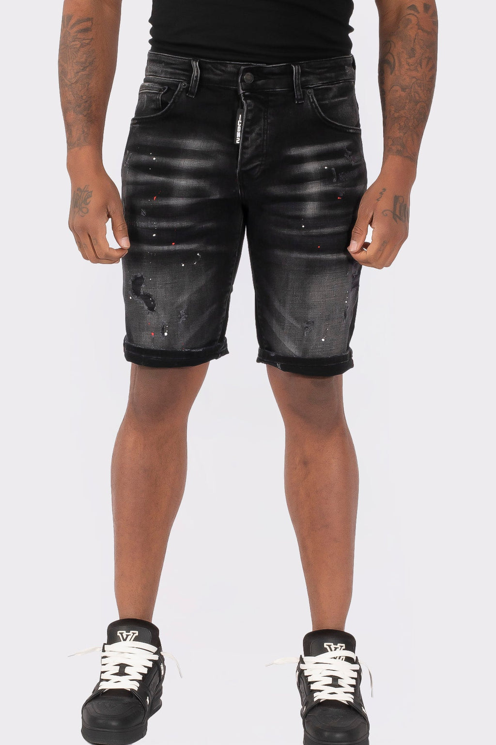 THE SLIMFIT STRETCH SHORT JEANS