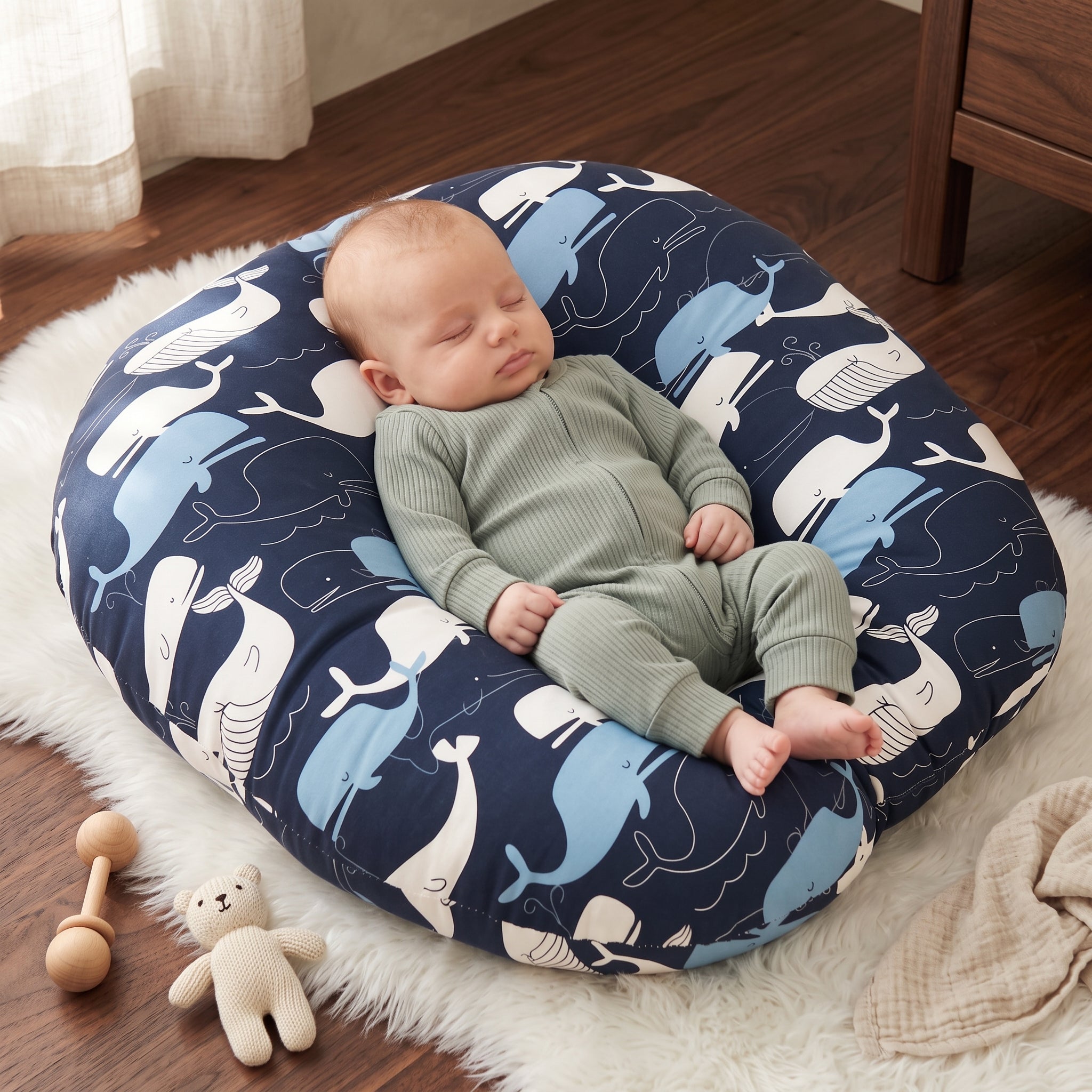 Little Manta Baby Wedge Pillow