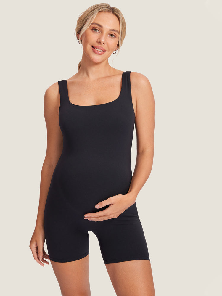 Fazo Store korte zwangerschapsjumpsuit met lage rug – 14 cm