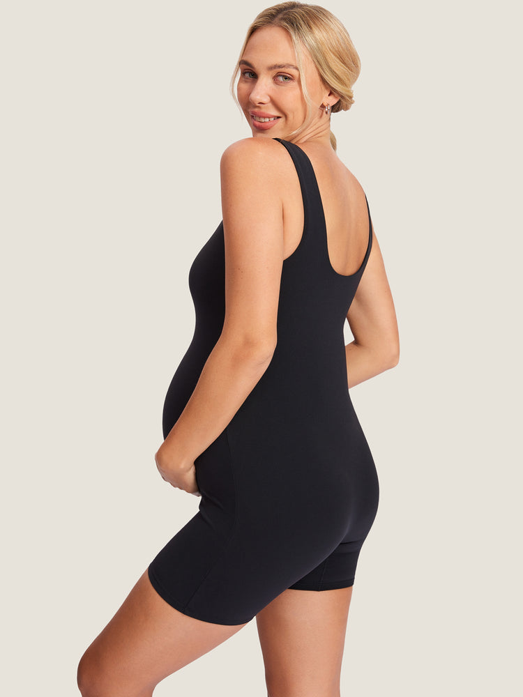 Fazo Store korte zwangerschapsjumpsuit met lage rug – 14 cm