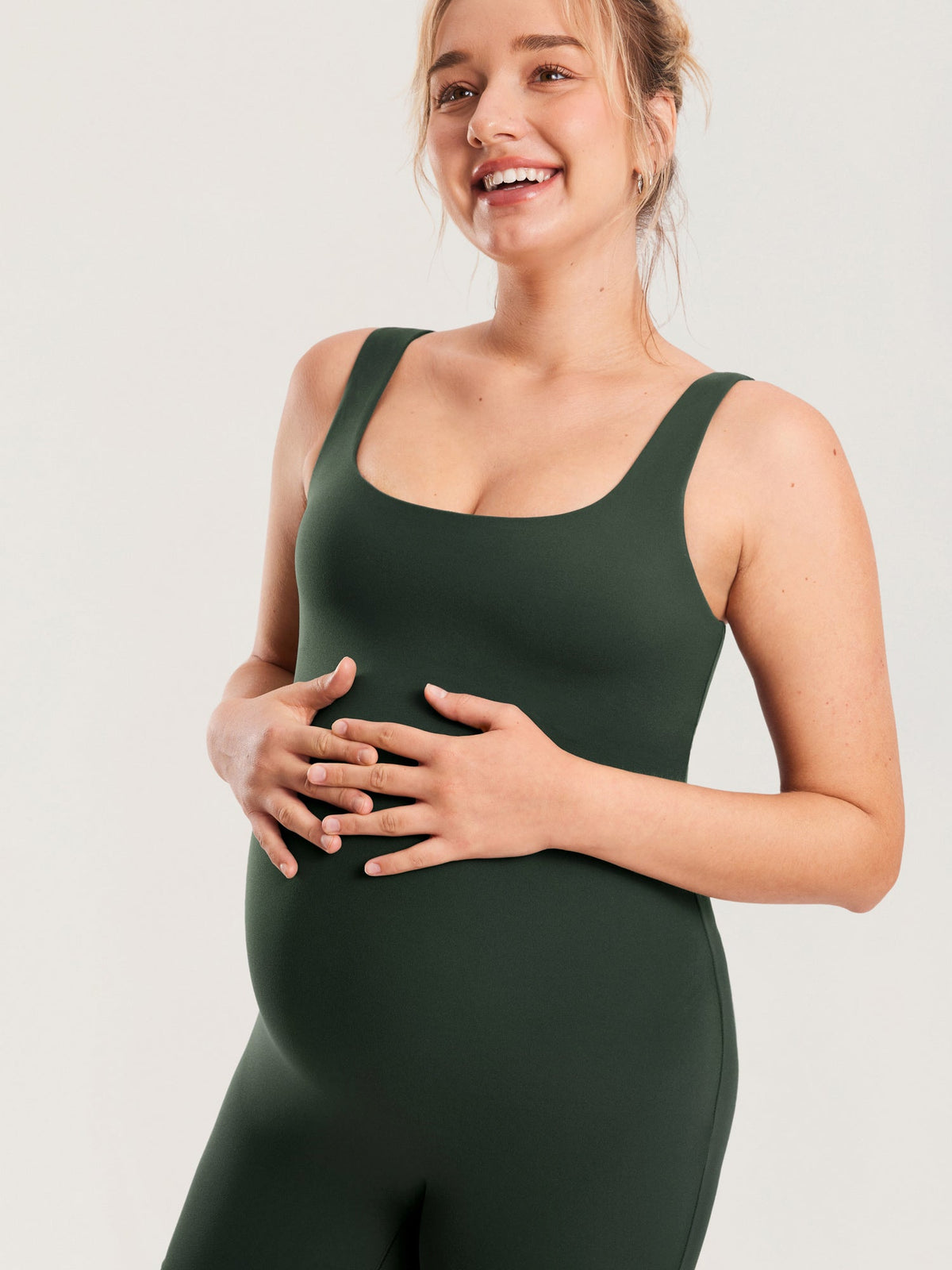 Fazo Store korte zwangerschapsjumpsuit met lage rug – 14 cm