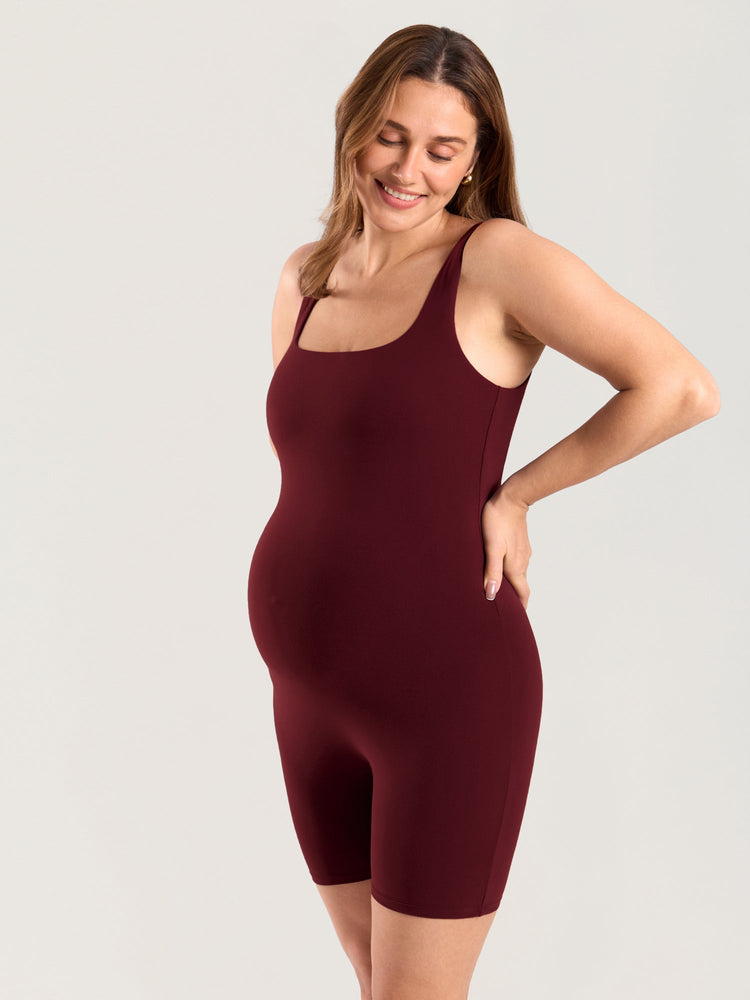 Fazo Store korte zwangerschapsjumpsuit met lage rug – 14 cm